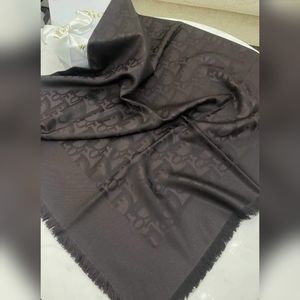 Dior Shawl eggplant color size 140:140